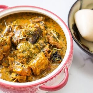 Bitter Leaf Soup & Swallow